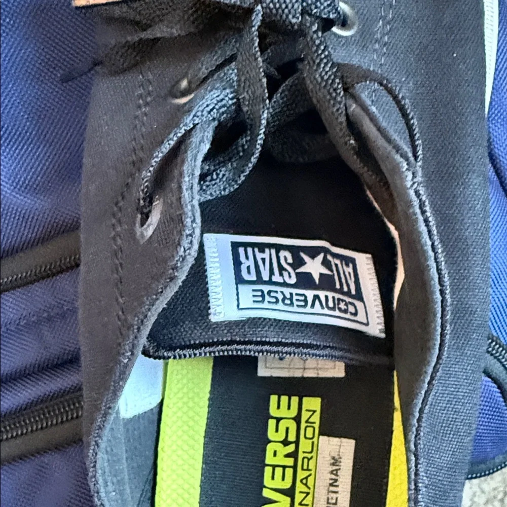 Converse Black and White Men's Sneakers - Picture 6 of 6